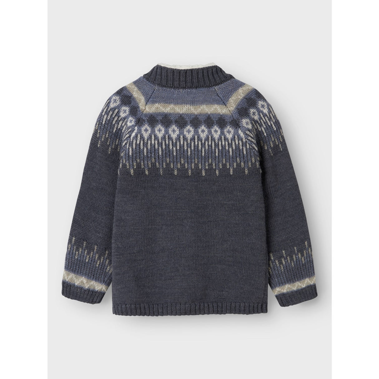 Name It Ombre Blue Iceland Nmmwriss Uld Ls Strik Card