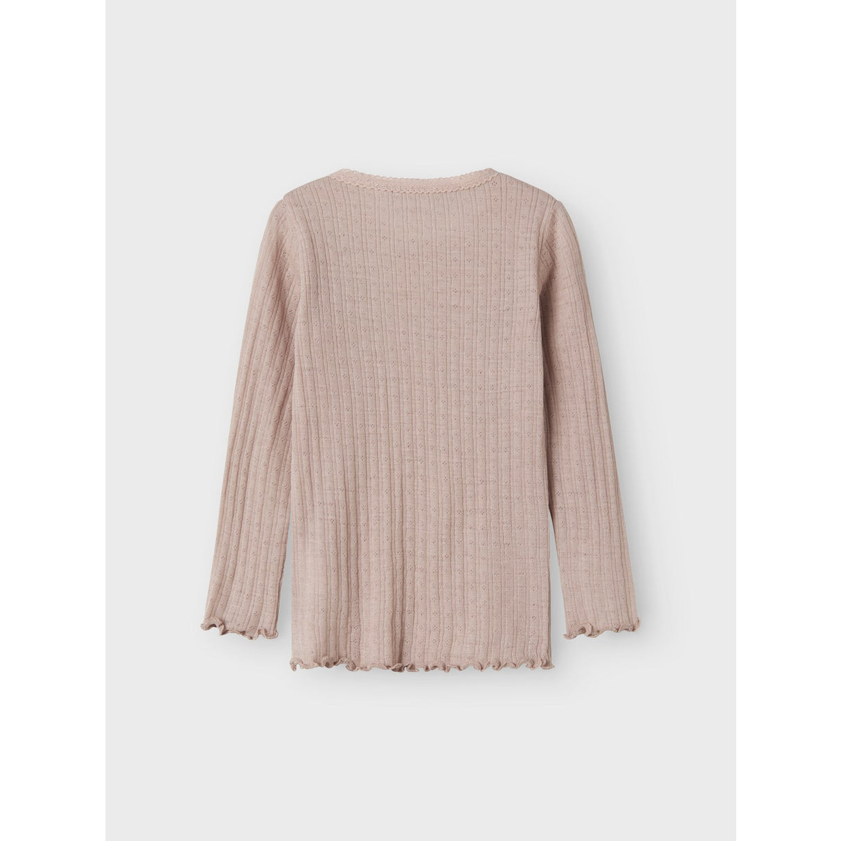 Name It Shadow Gray Nmfwossa Wo/Si Rib Ls Top