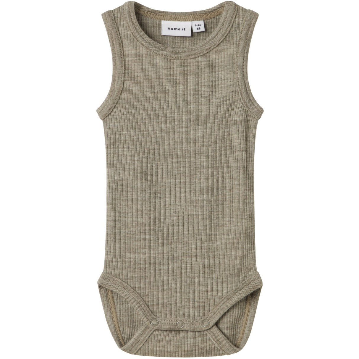 Name It Dried Sage Nbnwax Uld Rib Tank Body