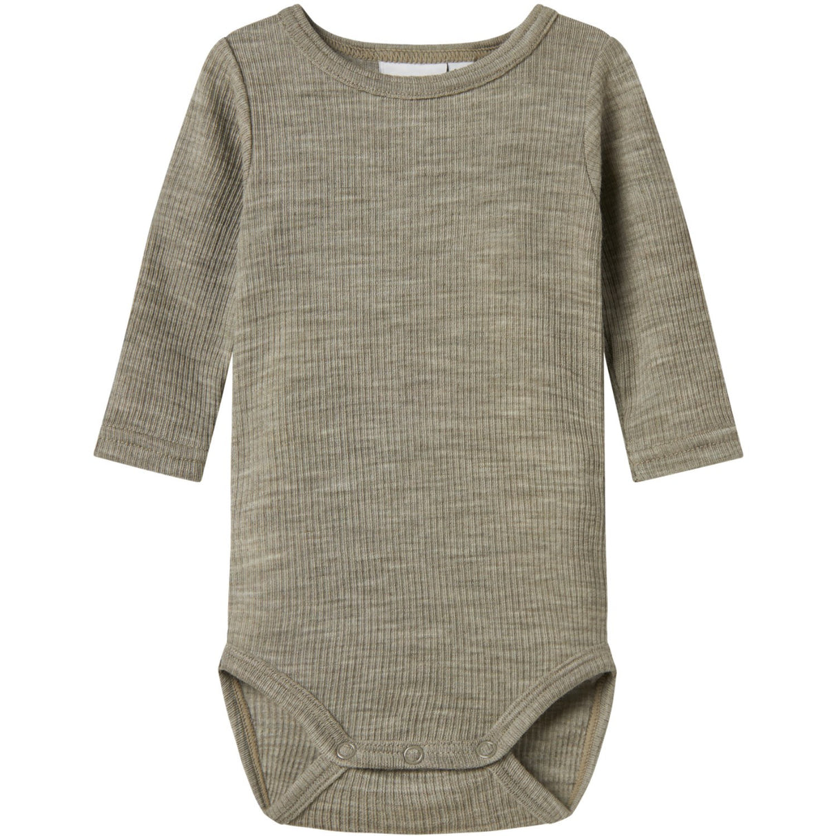 Name It Dried Sage Nbnwax Uld Rib Ls Body Noos