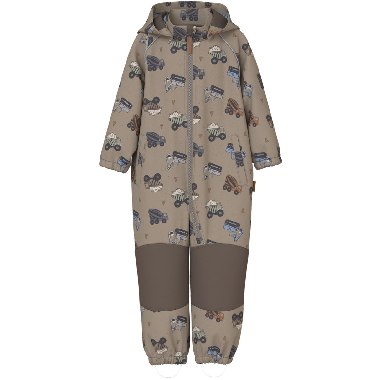 Name It Silver Mink Truck Nmmalfa08 Softshell Dragt Aop 1Fo Noos