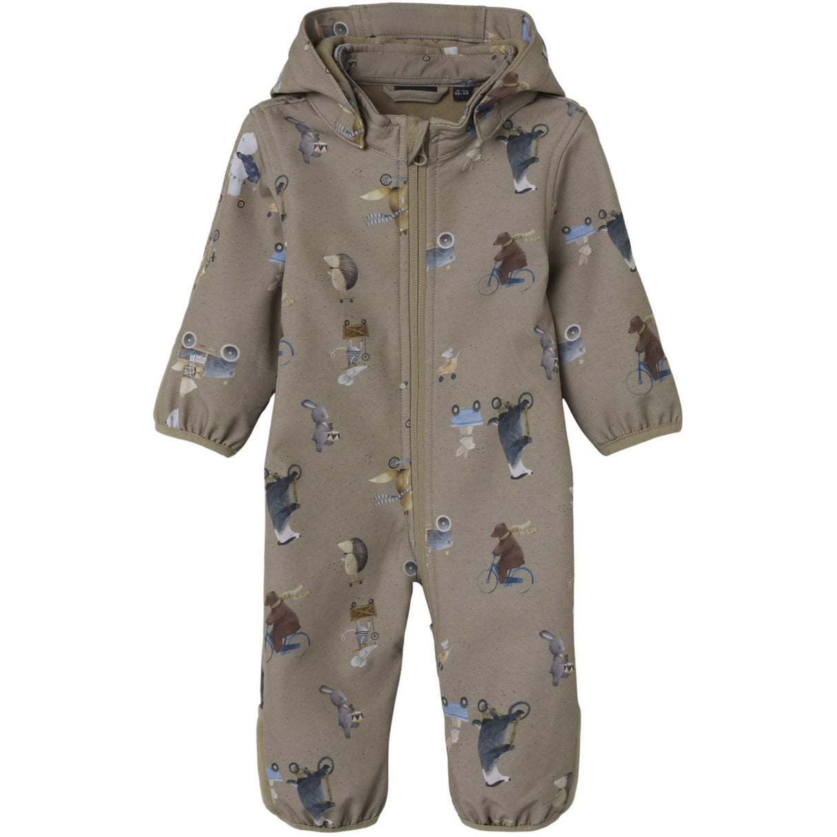 Name It Silver Mink Go Nbnalfa08 Softshell Dragt Aop Fo