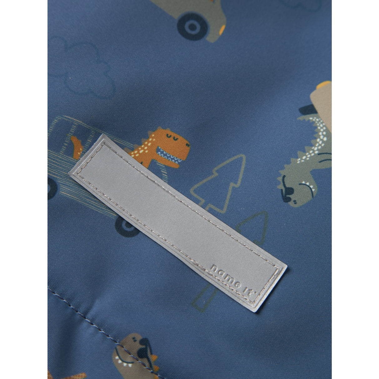 Name It Vintage Indigo Dino Car Nmmmax Pa Jakke Aop Noos