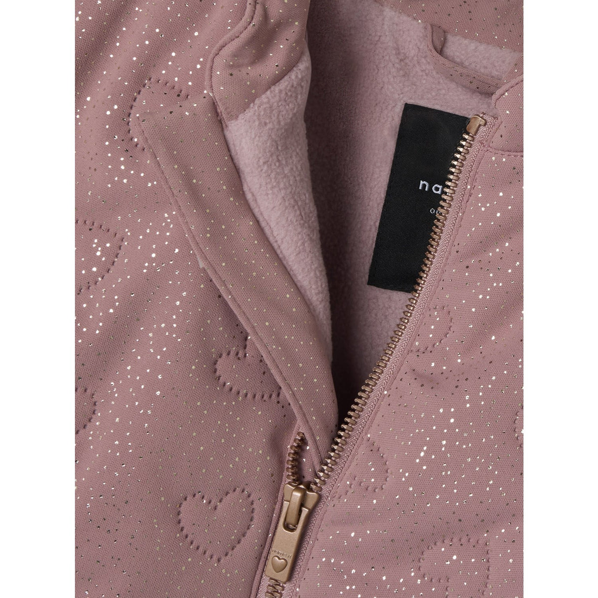 Name It Woodrose Nmfmoon Quilt Sæt Glitter Fo