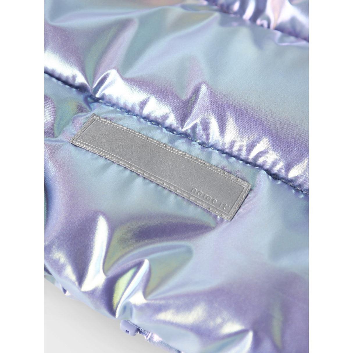 Name It Pastel Lilac Nmfmolina Puffer Jakke Shiny