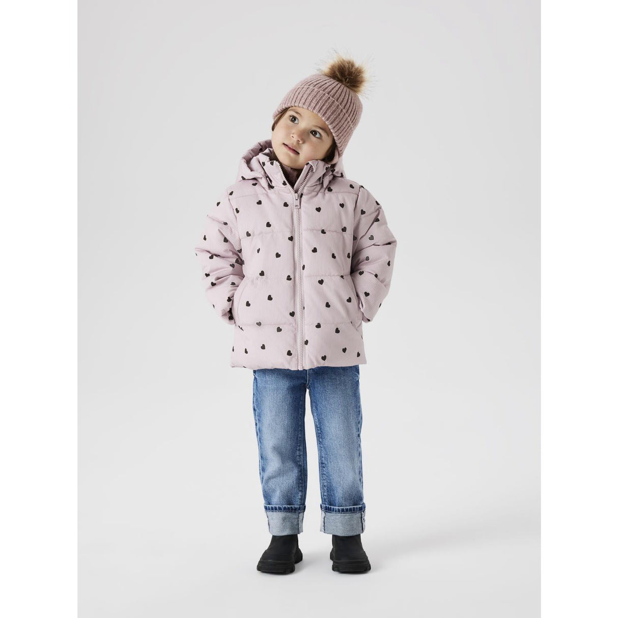Name It Violet Ice Nmfmonday Puffer Jakke