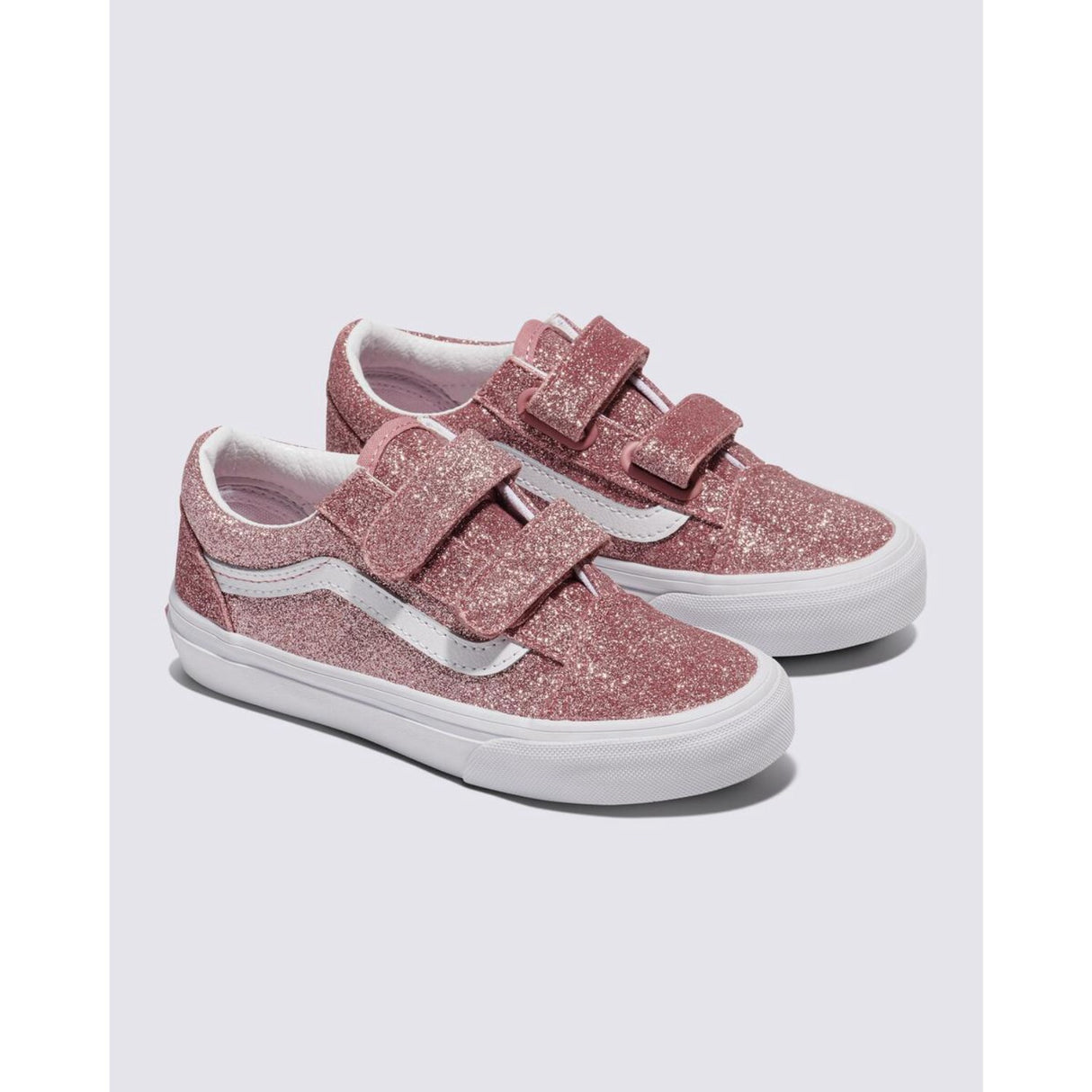 VANS Rose Gold Old Skool V Glitter