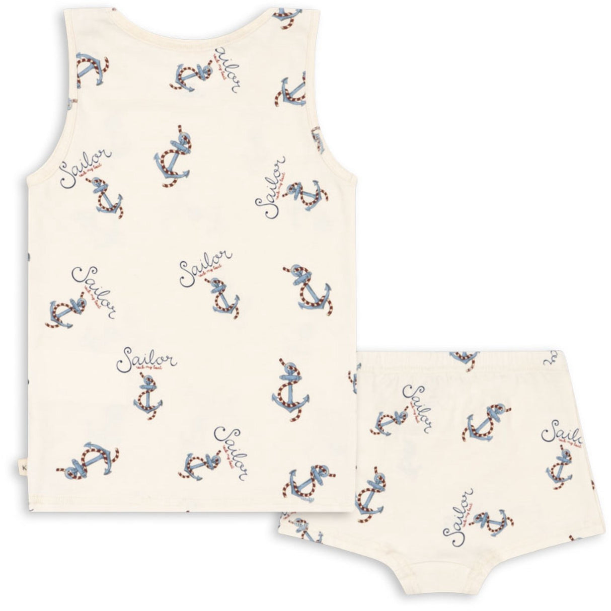 Konges Sløjd Rock My Boat Basic Tank Undertøj Sæt GOTS