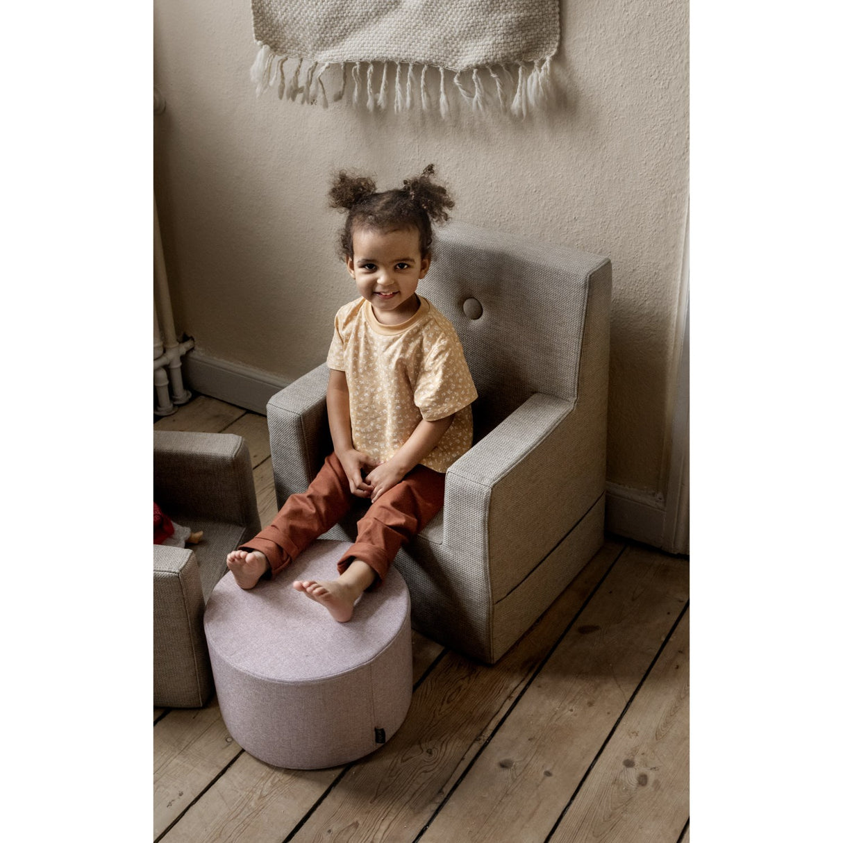 by KlipKlap Stol XL Sand With Sand KK Kids Stol XL