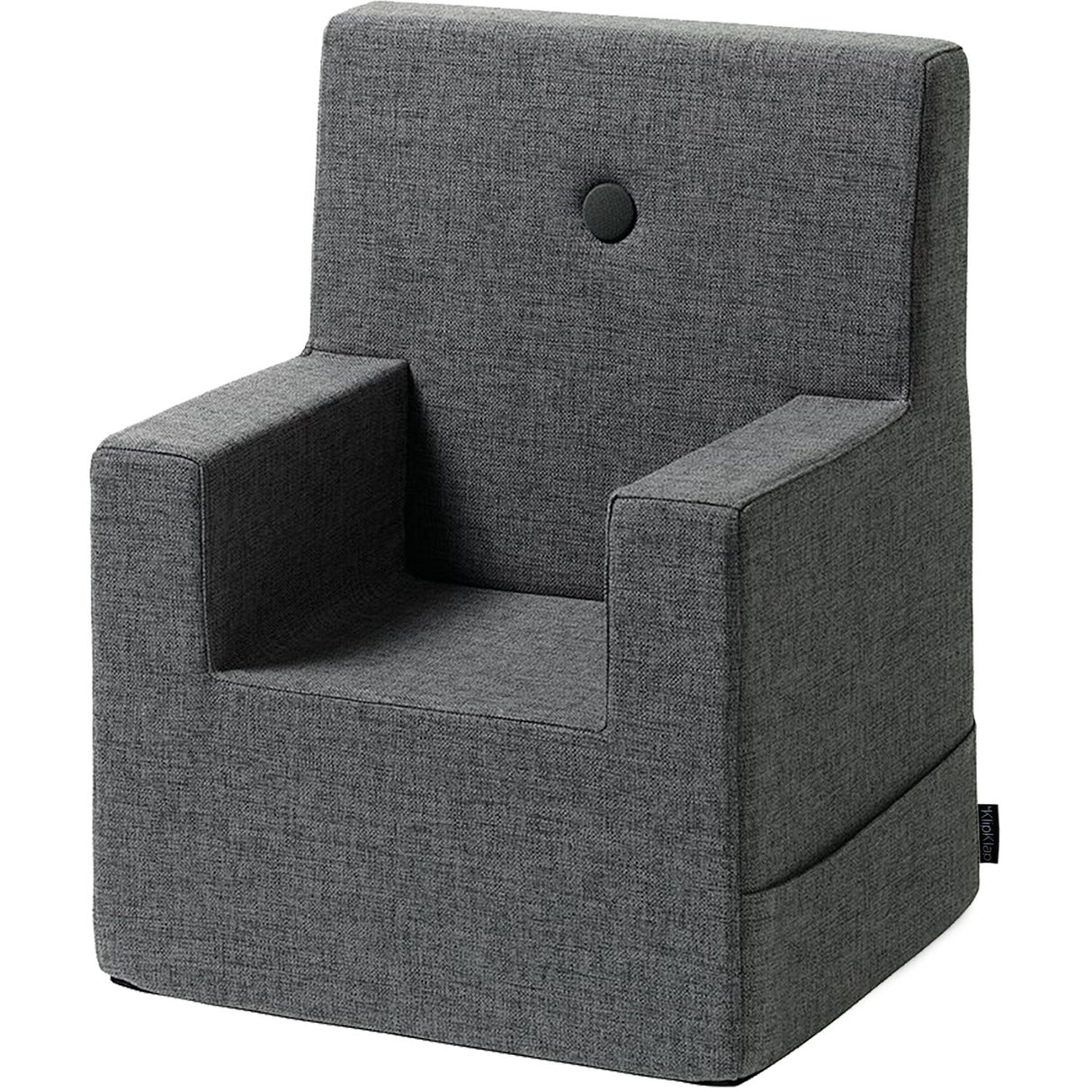 by KlipKlap Stol XL Blue Grey With Grey KK Kids Stol XL