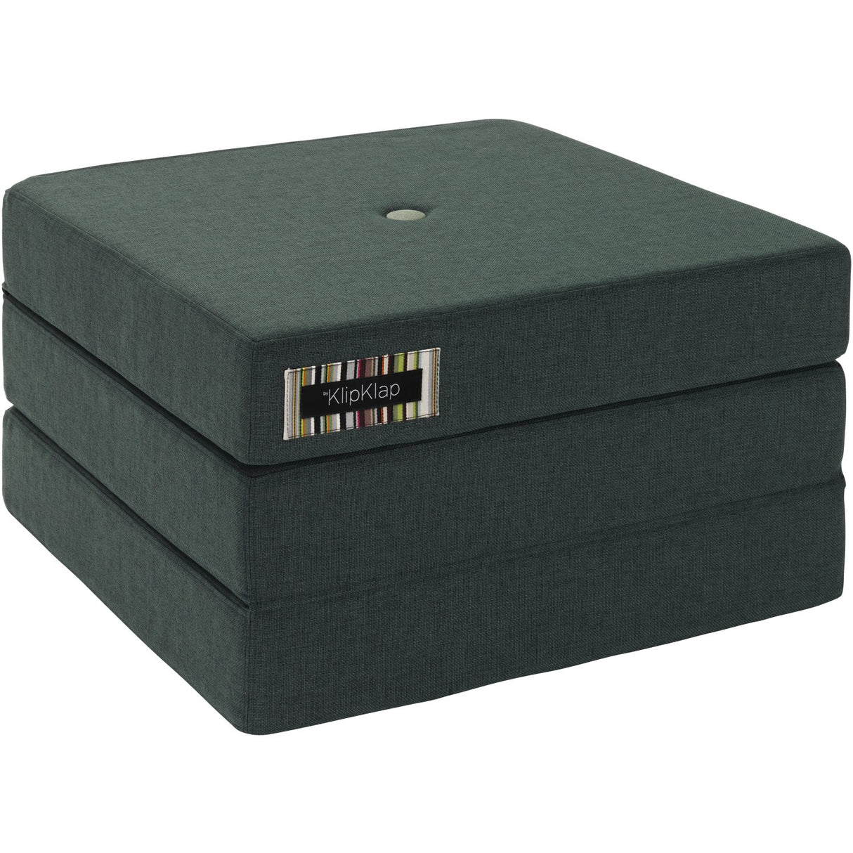 by KlipKlap Foldemadras Beige With Sand KK 3 Fold Single Deep Green With Light Green KK 3 Fold Single