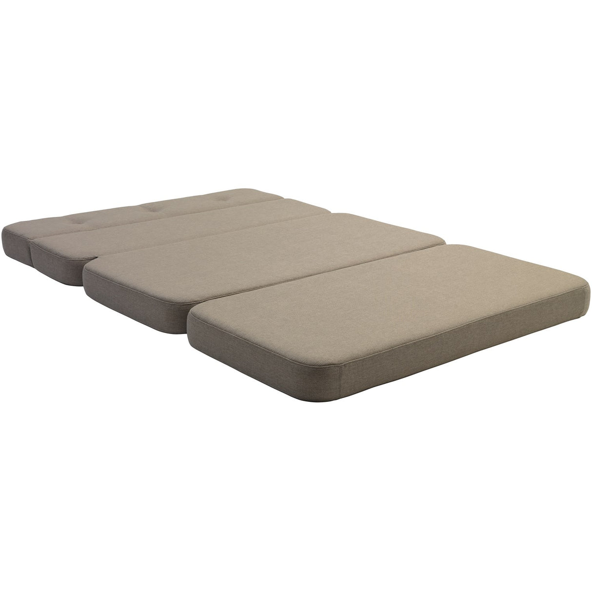 by KlipKlap 3 Fold Sofa Sand With Sand KK XL Soft 140 Cm