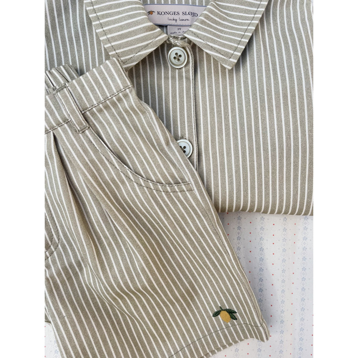 Konges Sløjd Tea Stripe Frankie Over Skjorte GOTS
