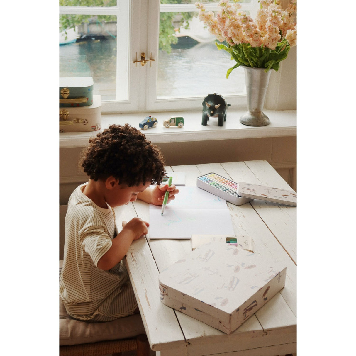 Konges Sløjd Tea Stripe Famo Sæt GOTS