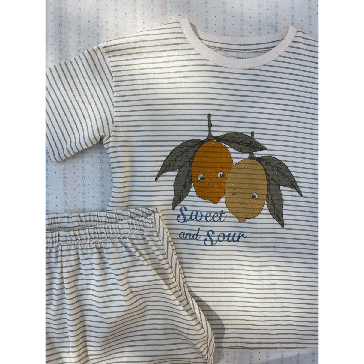 Konges Sløjd Tea Stripe Famo Sæt GOTS