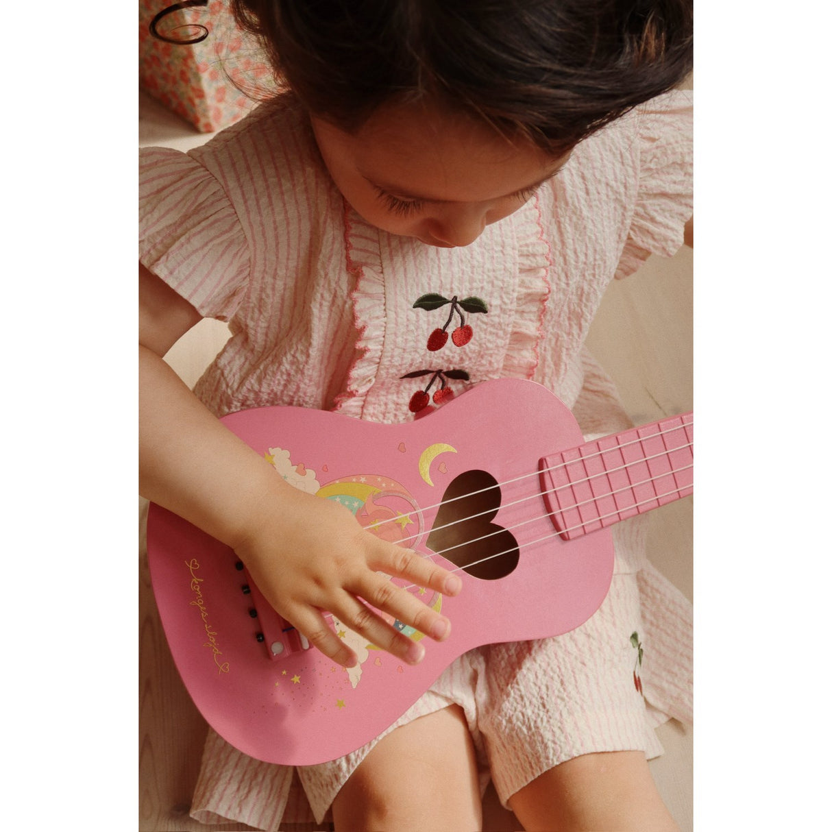 Konges Sløjd Peony Stripe Ellie Flæse Top GOTS