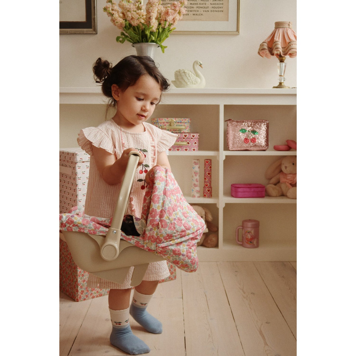 Konges Sløjd Peony Stripe Ellie Flæse Top GOTS