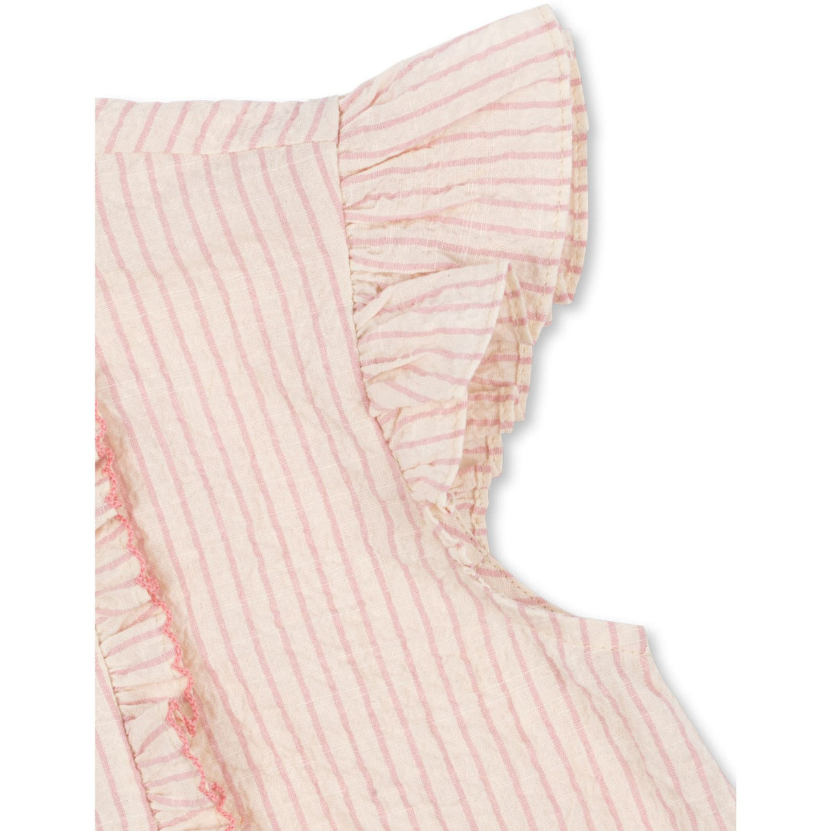 Konges Sløjd Peony Stripe Ellie Flæse Top GOTS