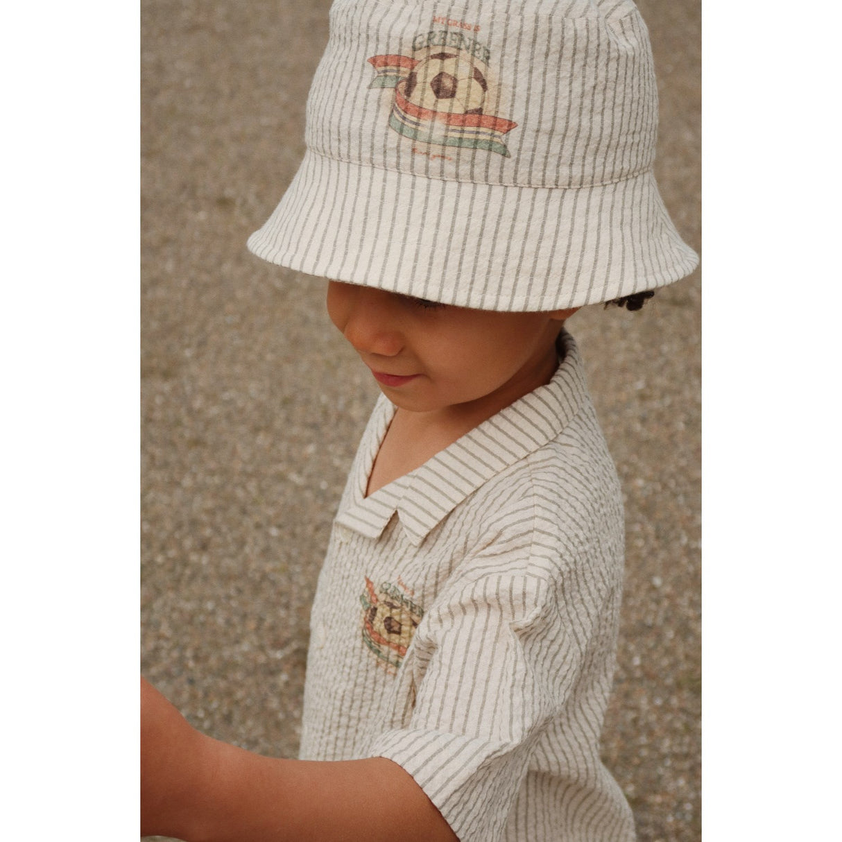 Konges Sløjd Stripe Bluie Elliot Ss Skjorte GOTS