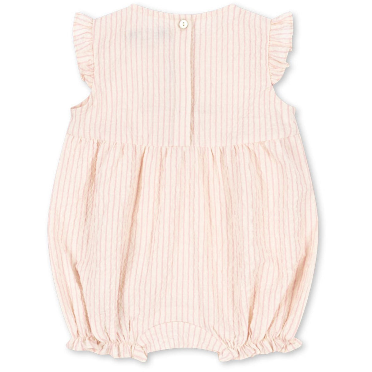 Konges Sløjd Peony Stripe Ellie Flæse Romper GOTS