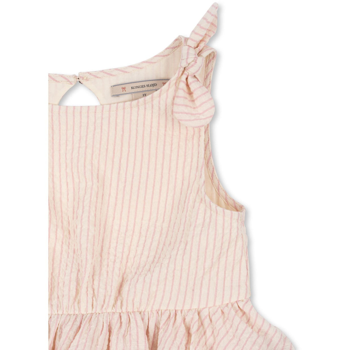 Konges Sløjd Peony Stripe Ellie Kjole GOTS