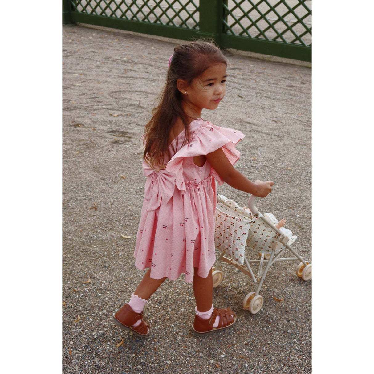 Konges Sløjd Cherry Coeur Evia Sløjfe Kjole GOTS