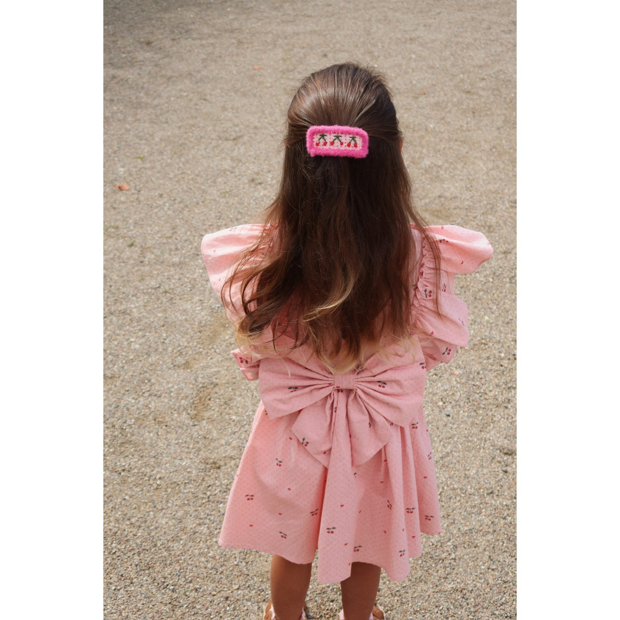 Konges Sløjd Cherry Coeur Evia Sløjfe Kjole GOTS