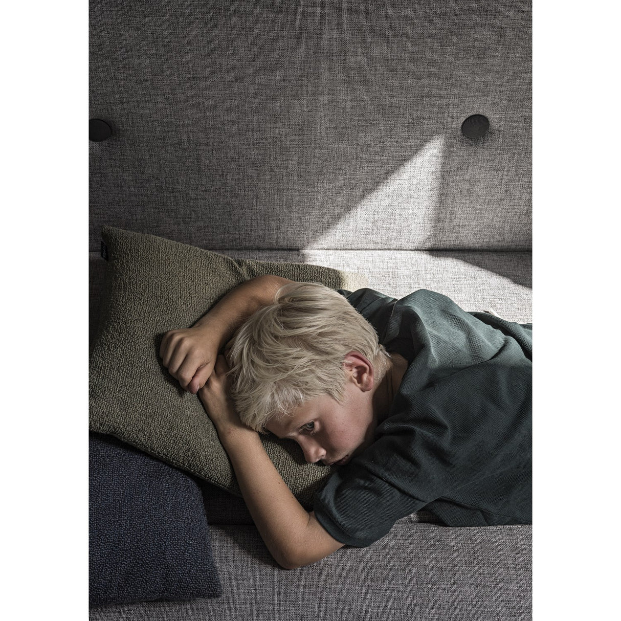 by KlipKlap Foldemadras Multi Grey With Grey KK 3 Fold 180 Cm