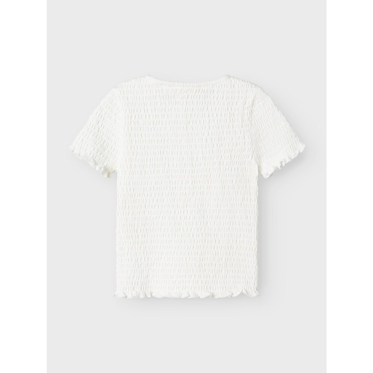 Lil'Atelier Coconut Milk Nmfjacoba Ss Kort Slim Top Lil