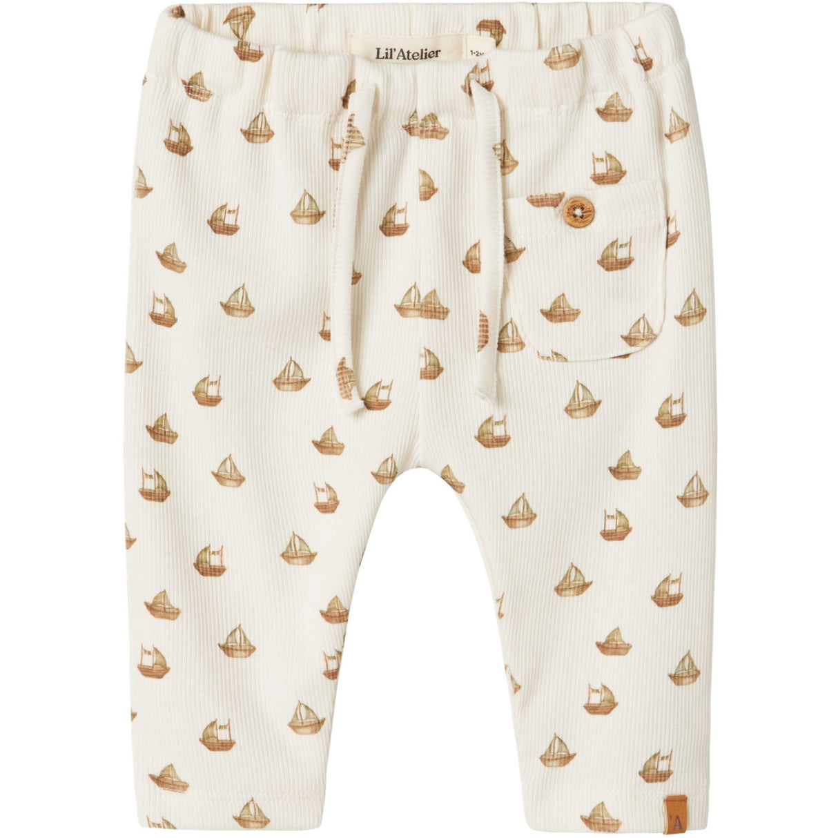 Lil'Atelier Coconut Milk Boat Nbmlavo Eko Loose Bukser Lil