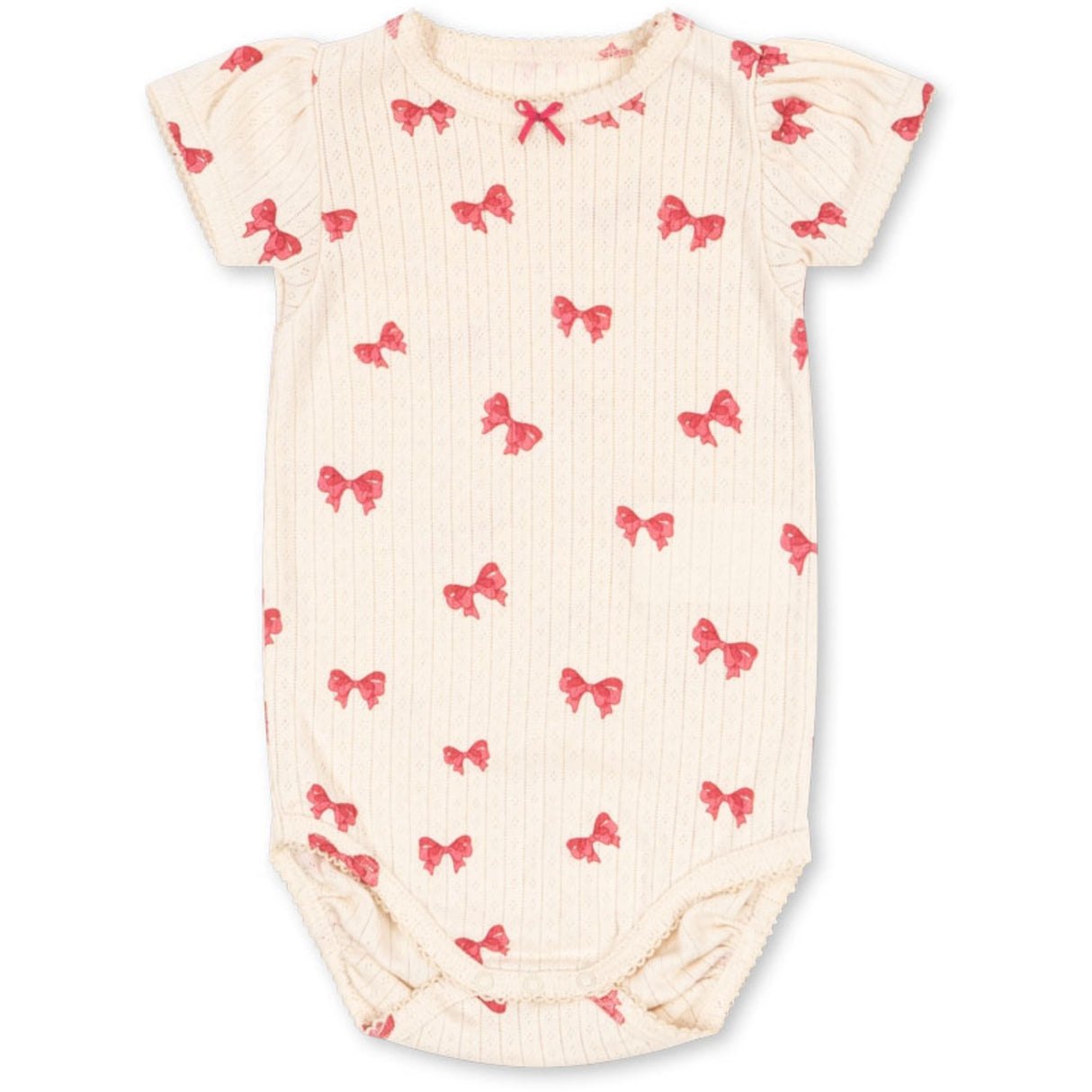 Konges Sløjd Rosia Sløjfe Minnie Puff Sleeve Body GOTS