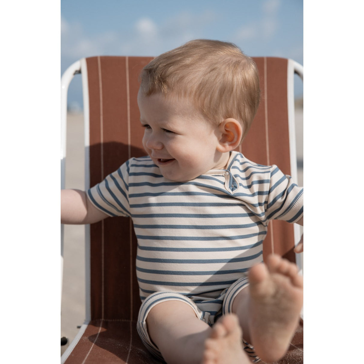 Petit Piao Blue Mirage Sommerdragt S/S Sum Printed