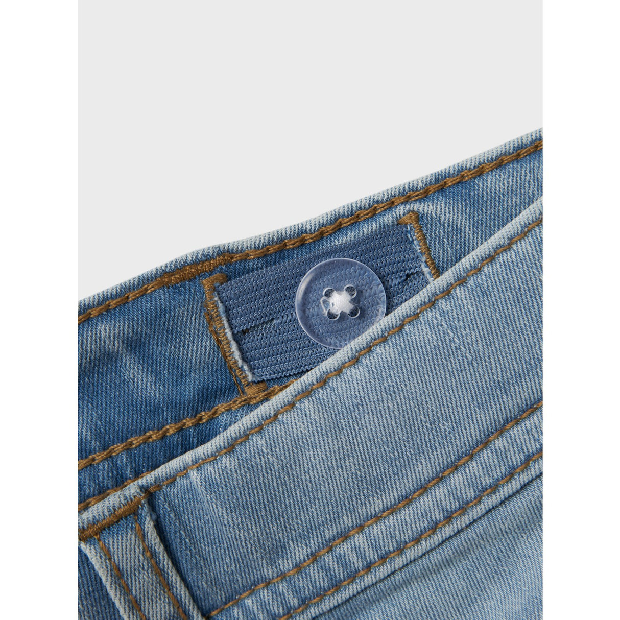 Name It Light Blue Denim Nmfsalli Slim Dnm Shorts 3398-Ic Tb