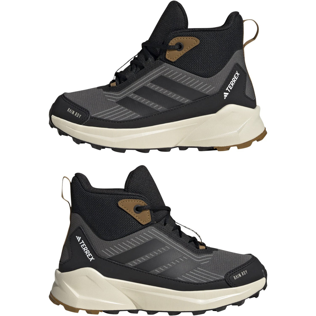 adidas Originals Grey Six/Core Black/Bronze Strata Terrex Trailmaker 2 Mid Cp K Sko