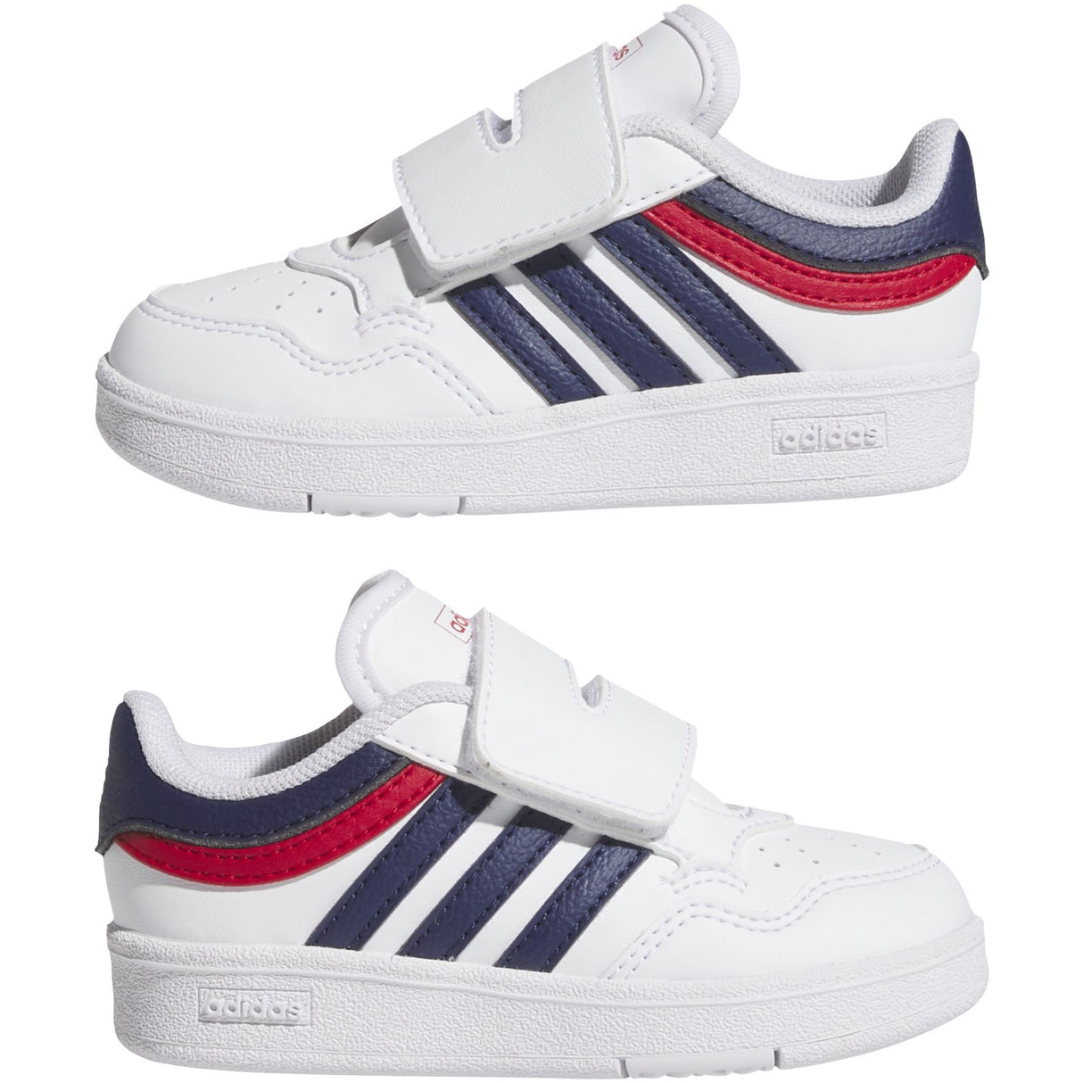 adidas Originals Ftwr White/Dark Blue/Better Scarlet Hoops 4.0 Cf I Sneakers