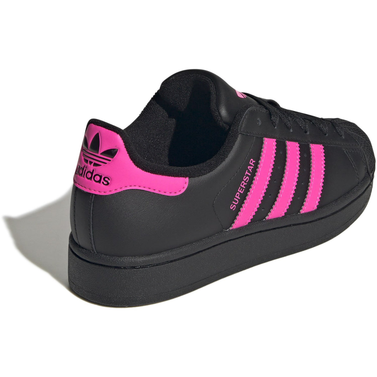 adidas Originals Core Black/Lucid Pink/Core Black Superstar Ii J Sneakers