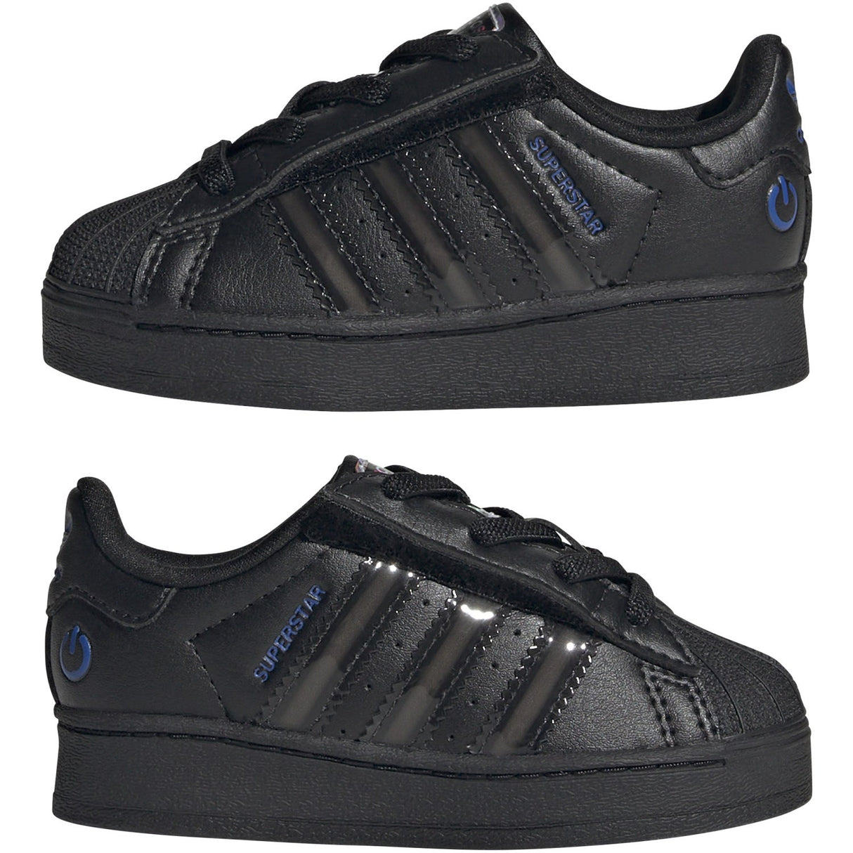 adidas Originals Core Black/Core Black/Preloved Violet Superstar Led Lights Cf El I Sneakers