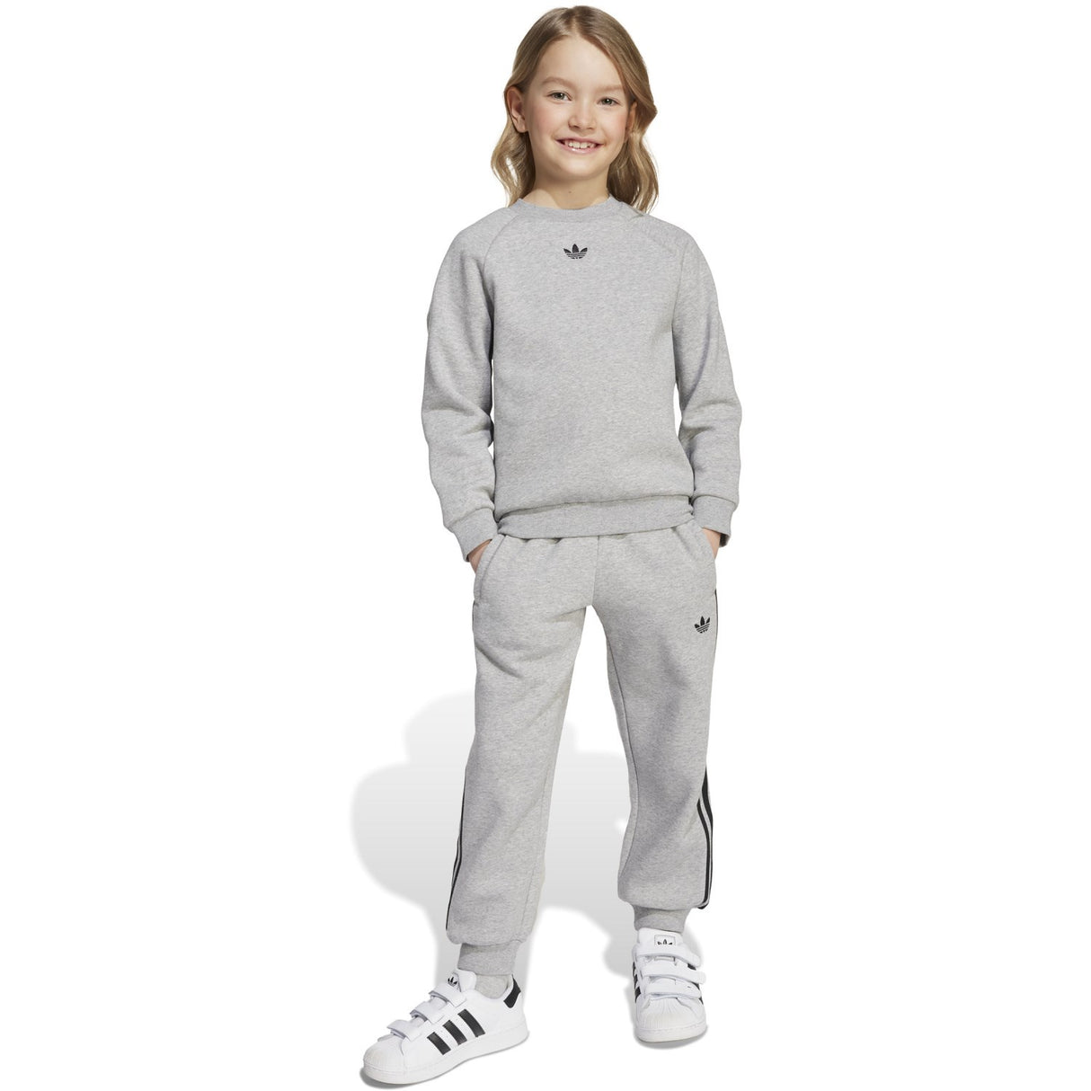 adidas Originals Medium Grey Heather/Black Sweat Sæt