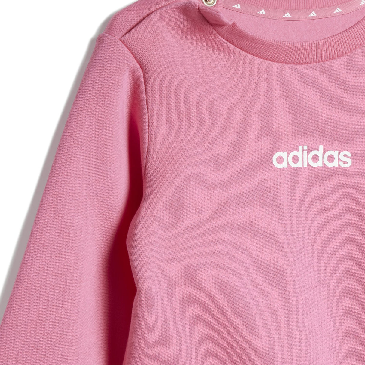 adidas Originals Pink Fusion/White I Lin Fl Jog Sweat Sæt