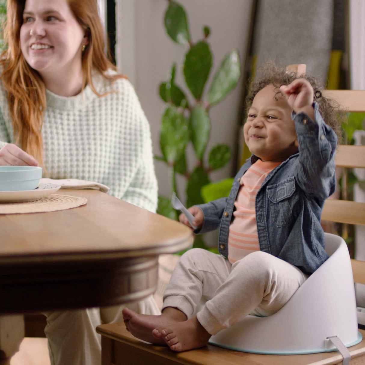 Ingenuity Teal Simplicity Seat™ Easy-Clean Booster Babysæde