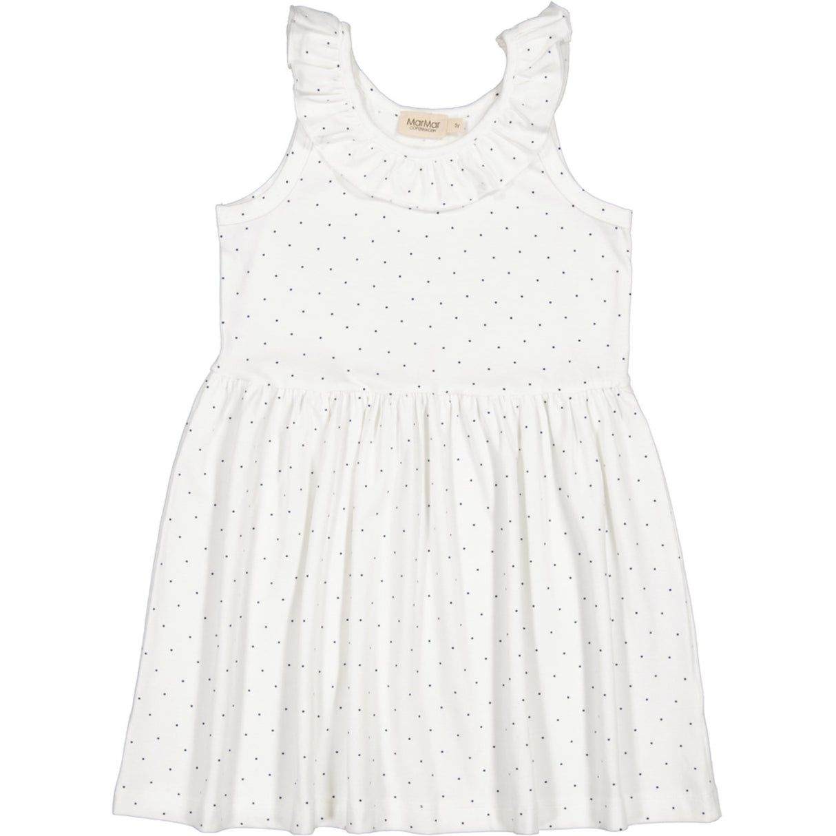 MarMar Modal Smooth Print Blue Dot Delta Kjole