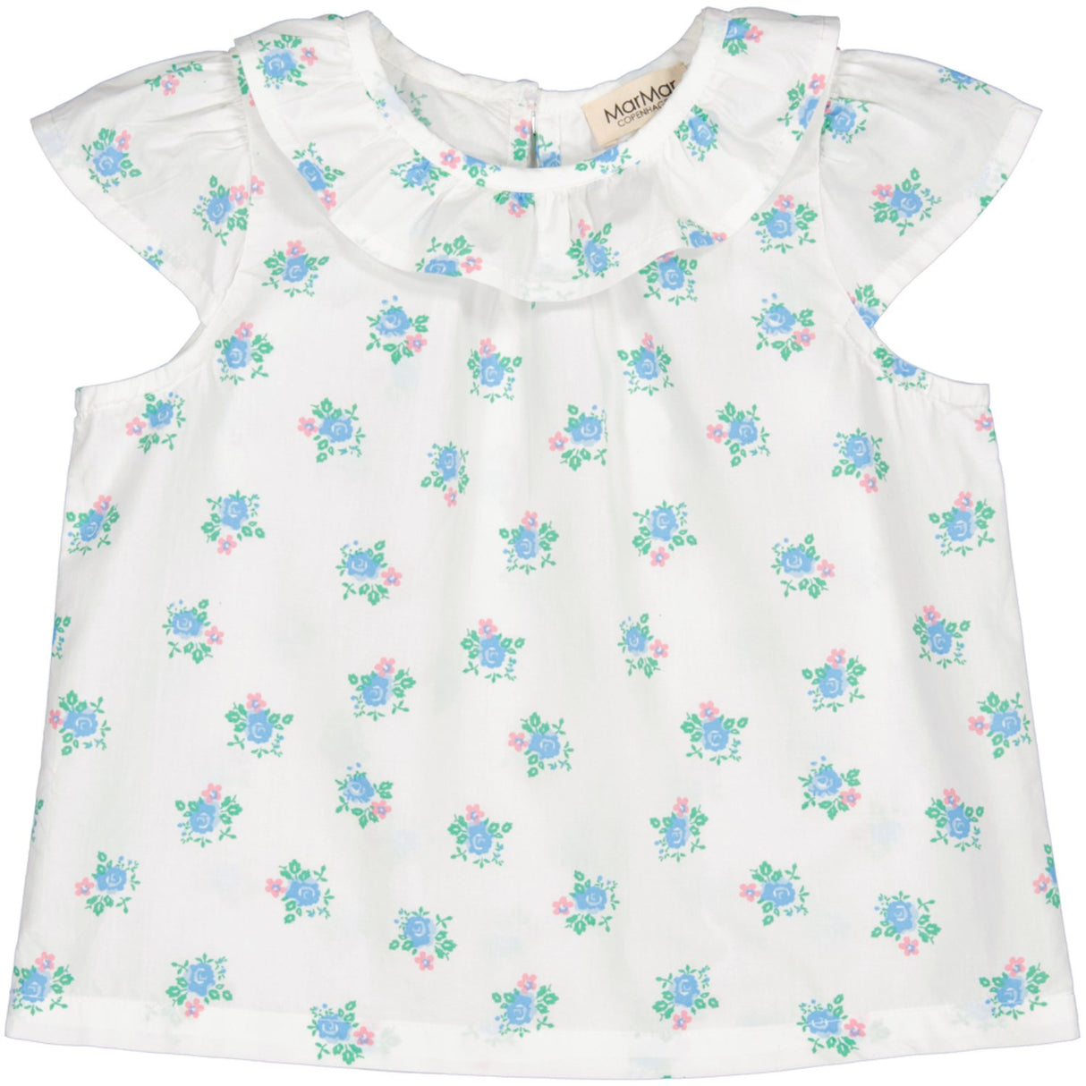 MarMar Poplin Summer Bouquet Talsa SS Top