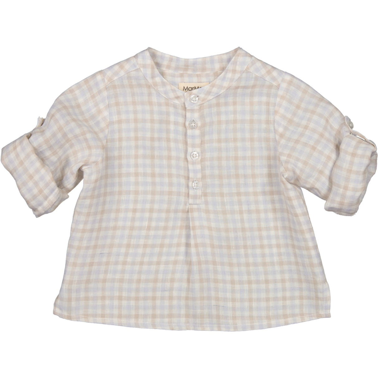 MarMar Fine Linen Summer Check Totoro Skjorte