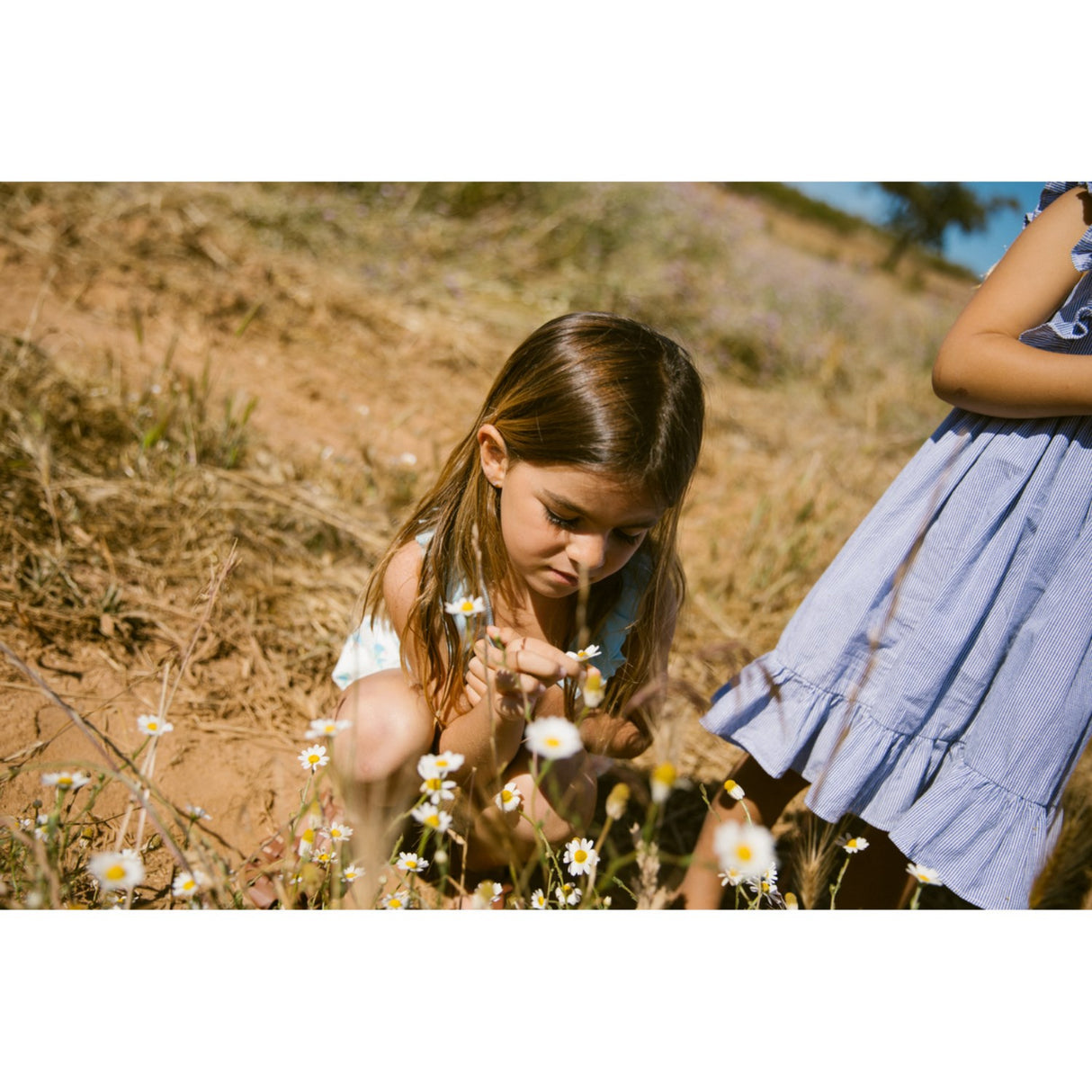 MarMar Fine Cotton Navy Stripe Danita Flæse Kjole