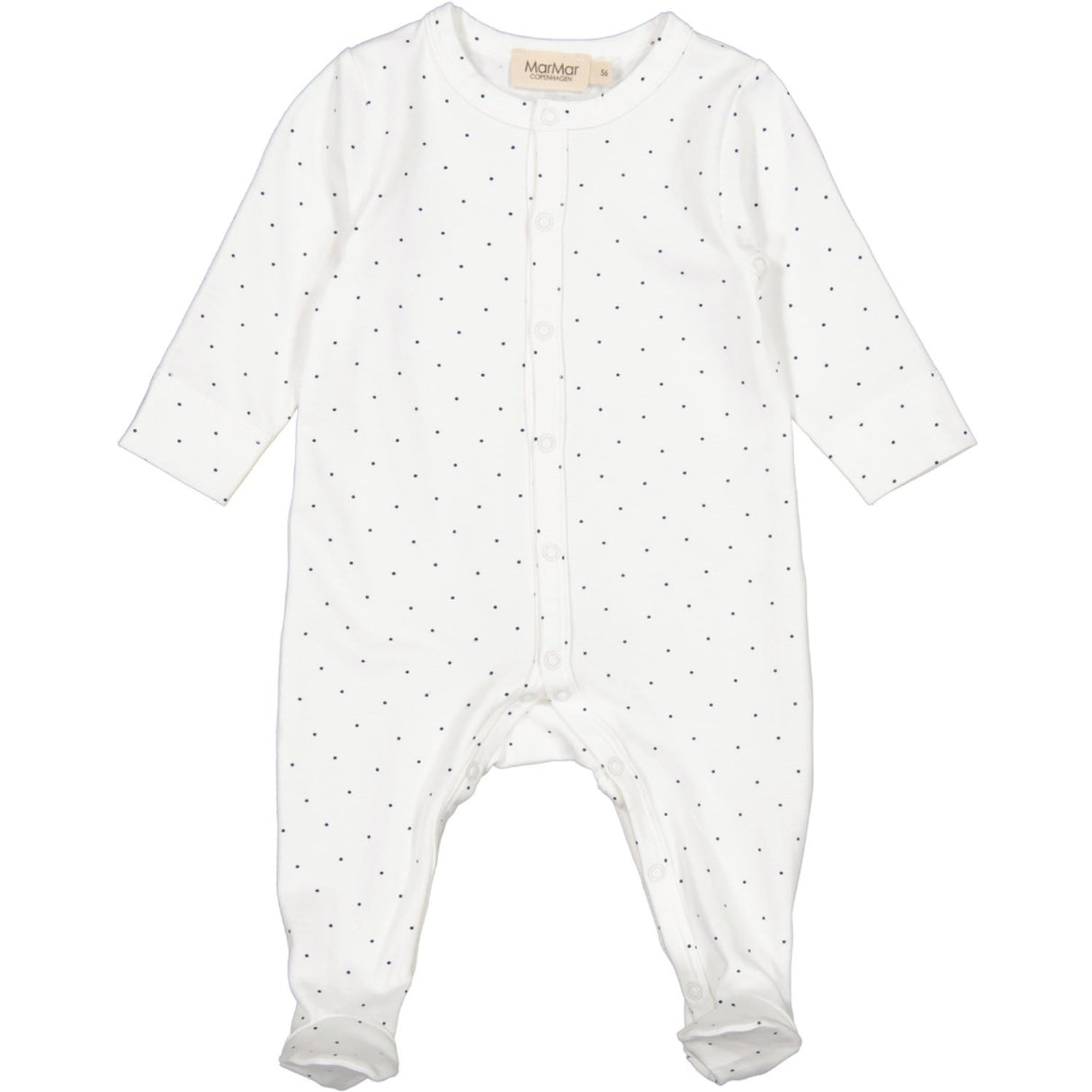 MarMar Modal Smooth Print Blue Dot Rukano Heldragt