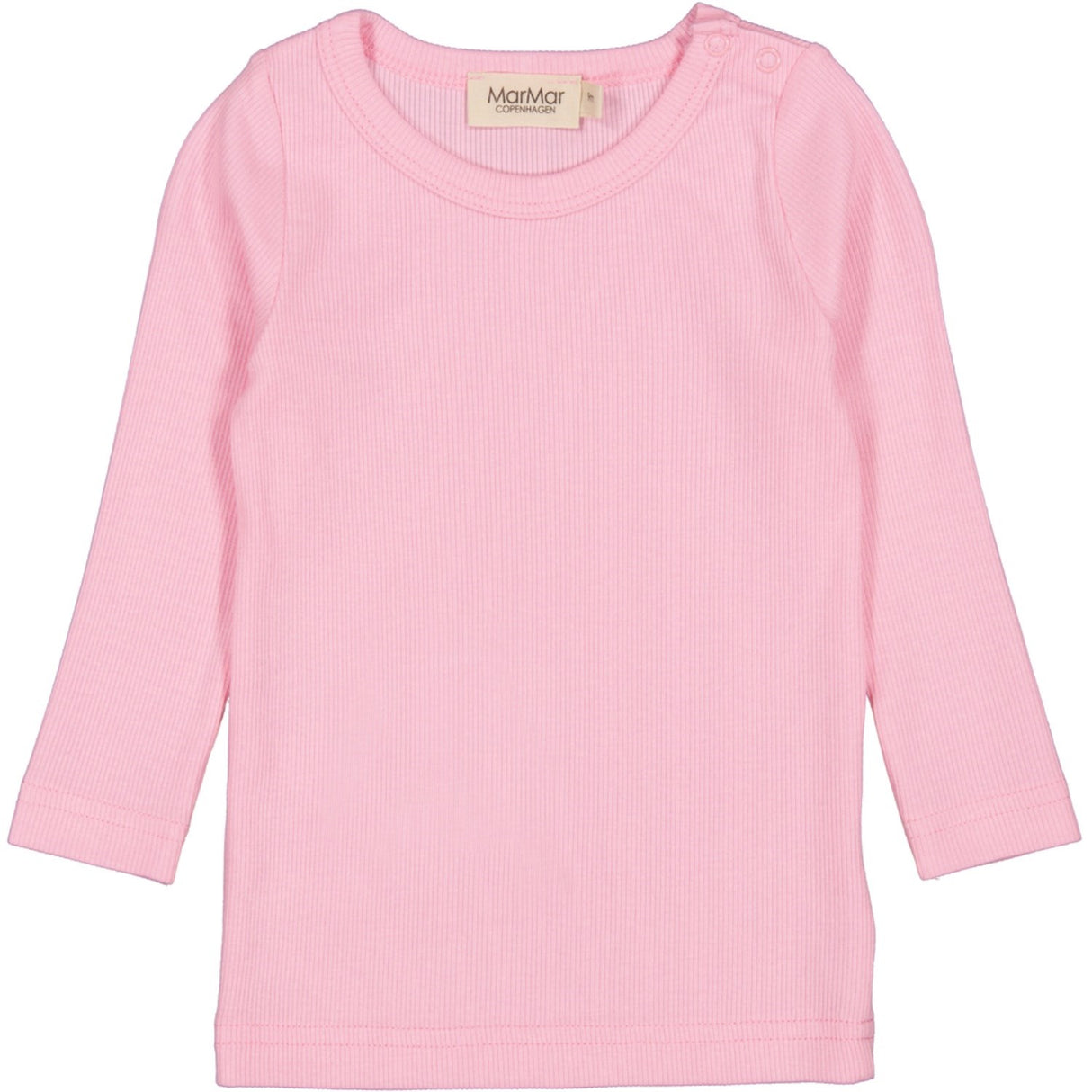 MarMar Modal Fine Rib Pink Blossom Tani Bluse