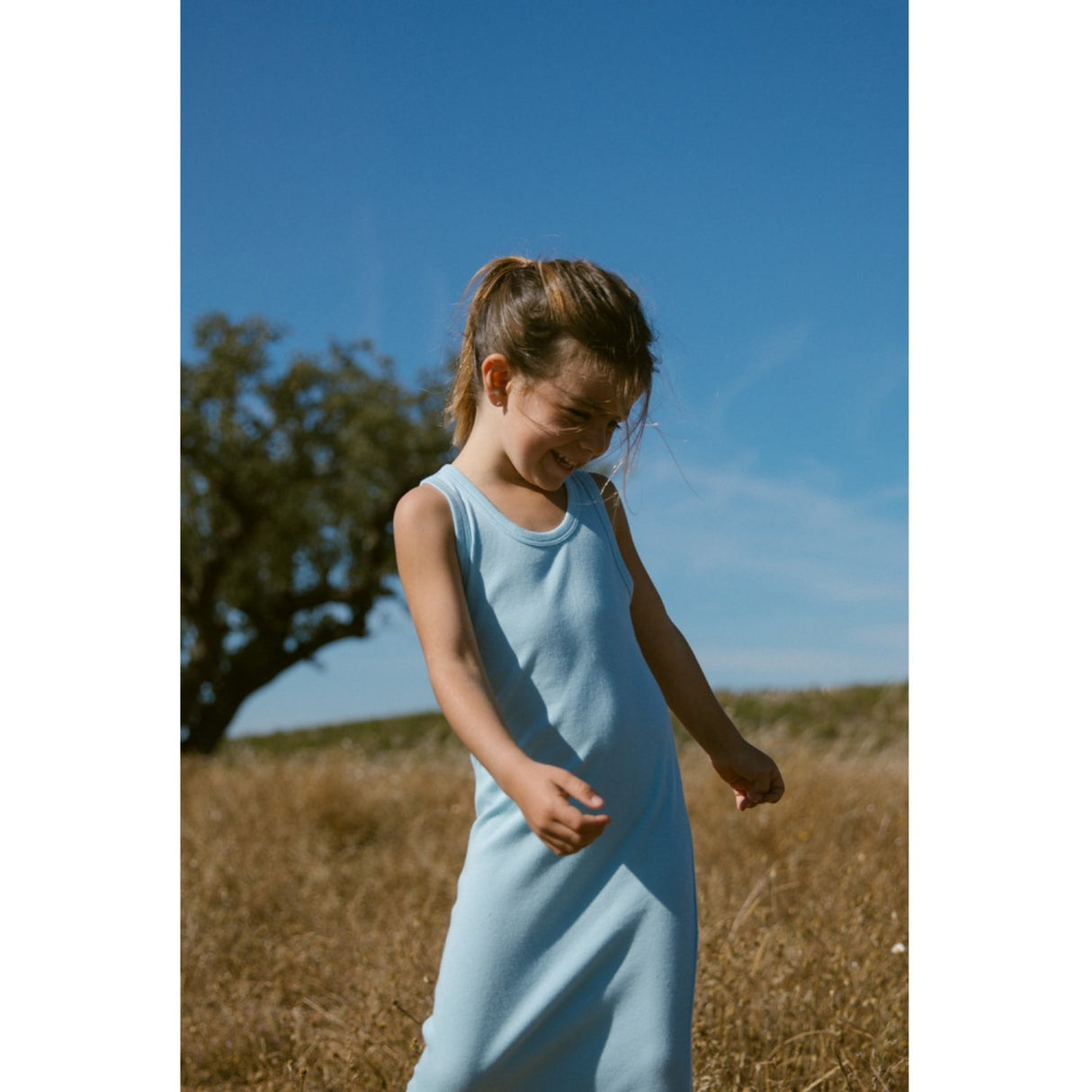 MarMar Modal Fine Rib Heavenly Blue Dudu Kjole