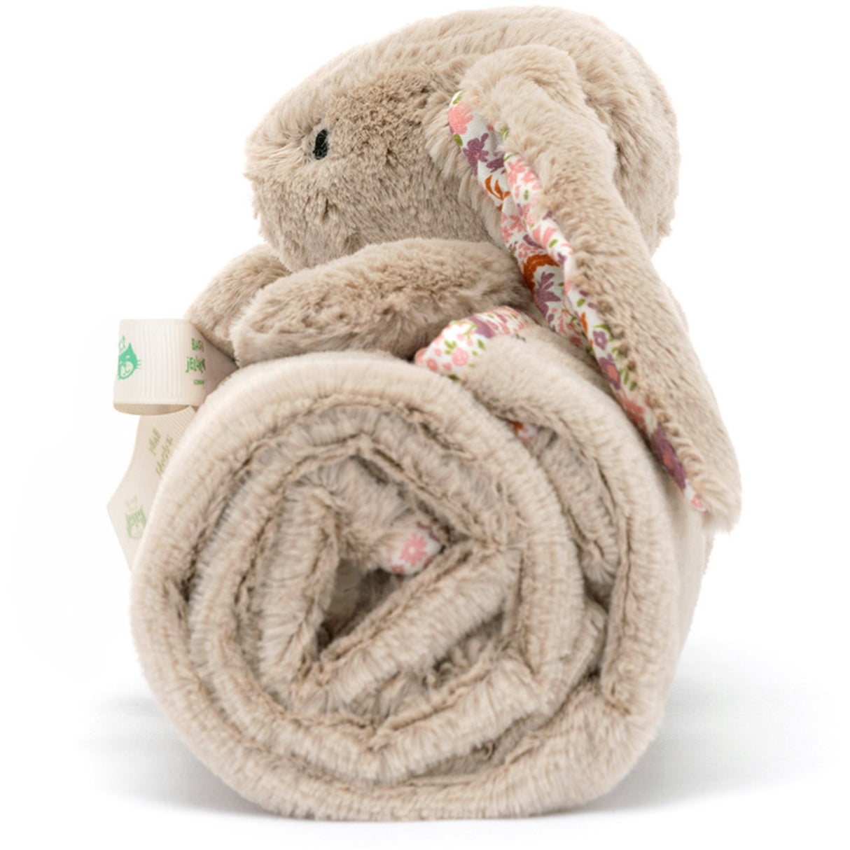 Jellycat Bashful Kanin, Beige Meadow Tæppe