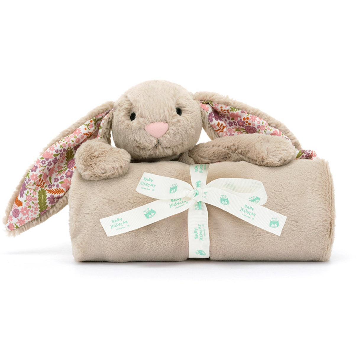 Jellycat Bashful Kanin, Beige Meadow Tæppe