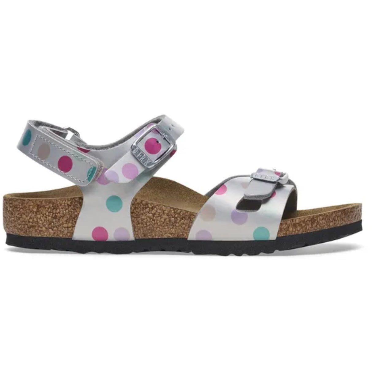 Birkenstock Rio AS Kids BF Elec. Metallic SilverDots